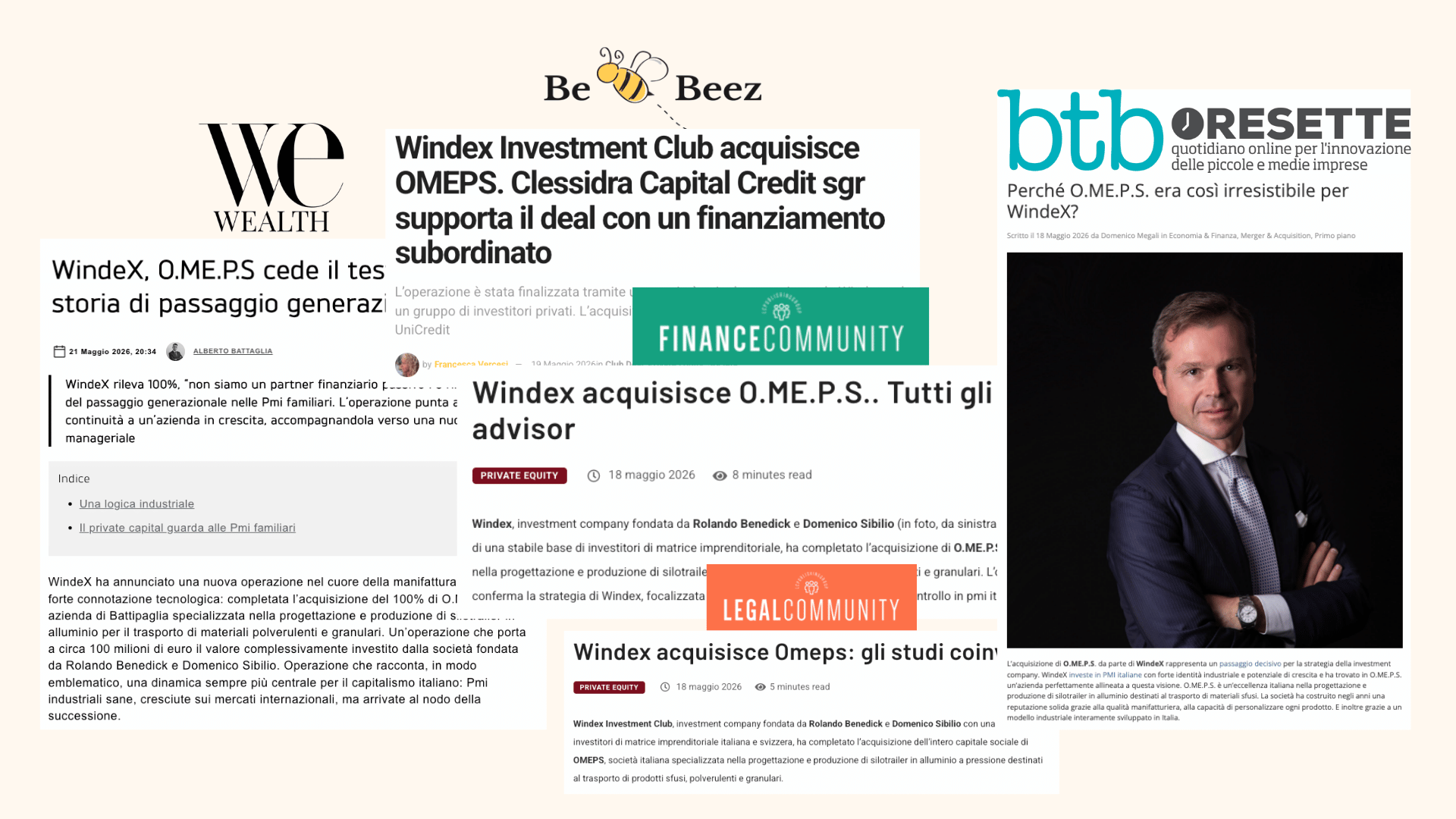 Windex acquisisce O.ME.P.S.